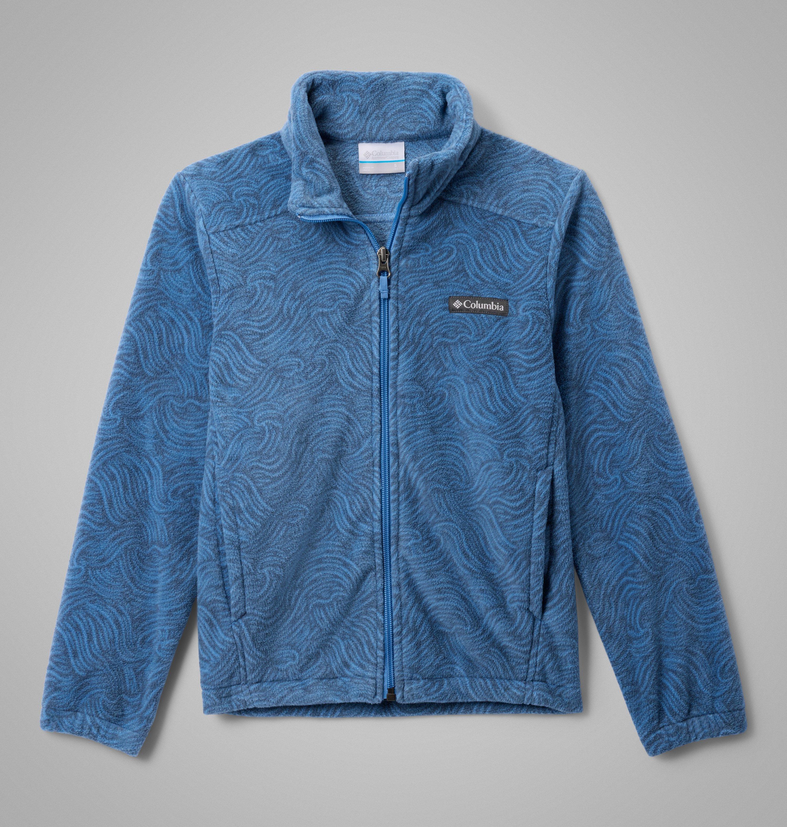 Boys' Castle Dale Printed Full Zip Fleece | Columbia