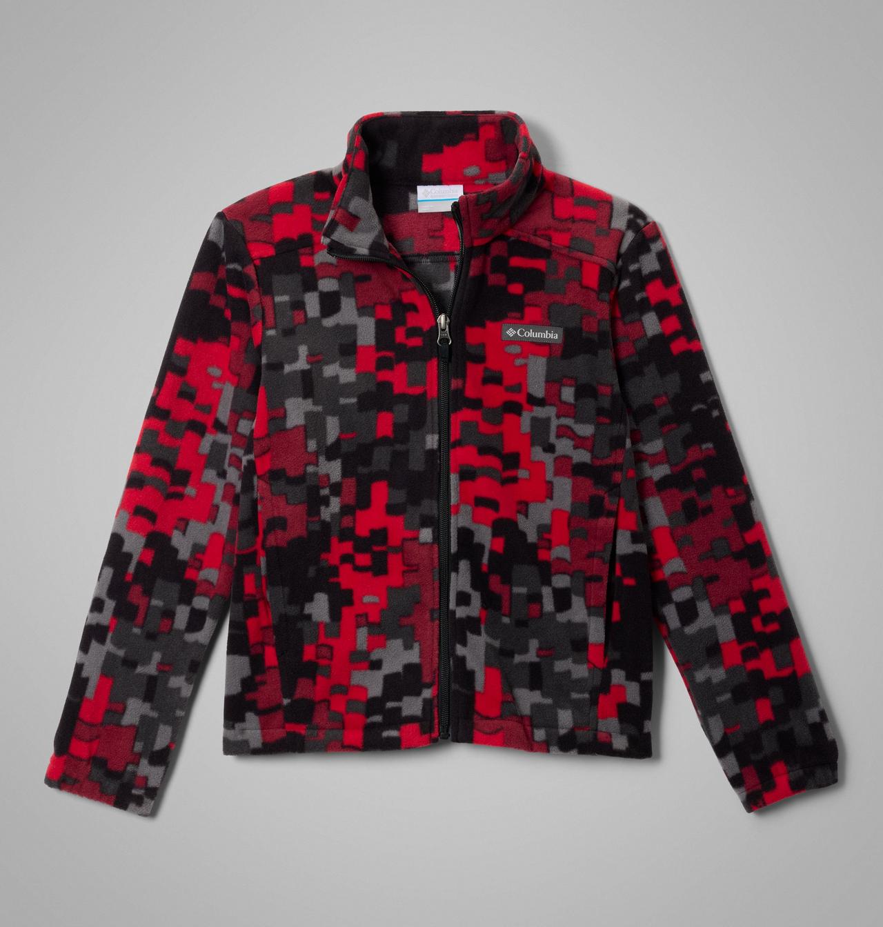 Boys' Castle Dale™ Printed Full Zip Fleece | 618 | L 1
