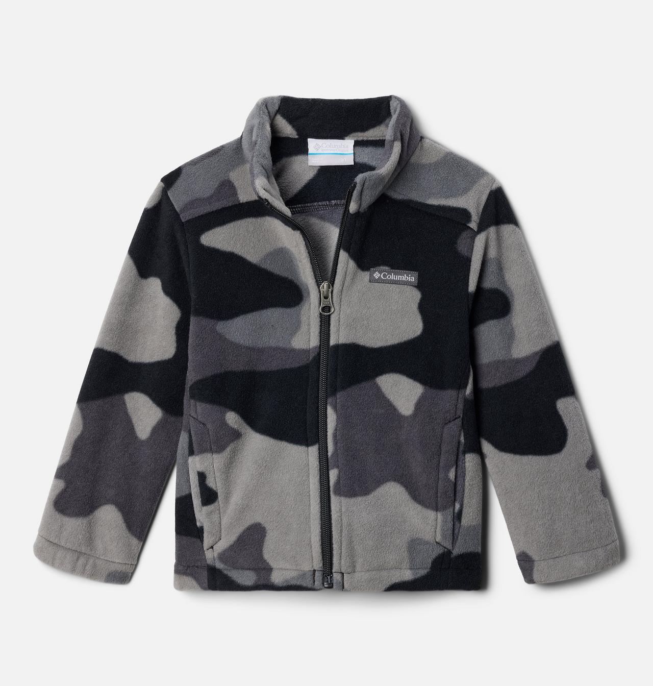 Manteau polaire imprimé à fermeture éclair Castle Dale™ pour petit garçon 1