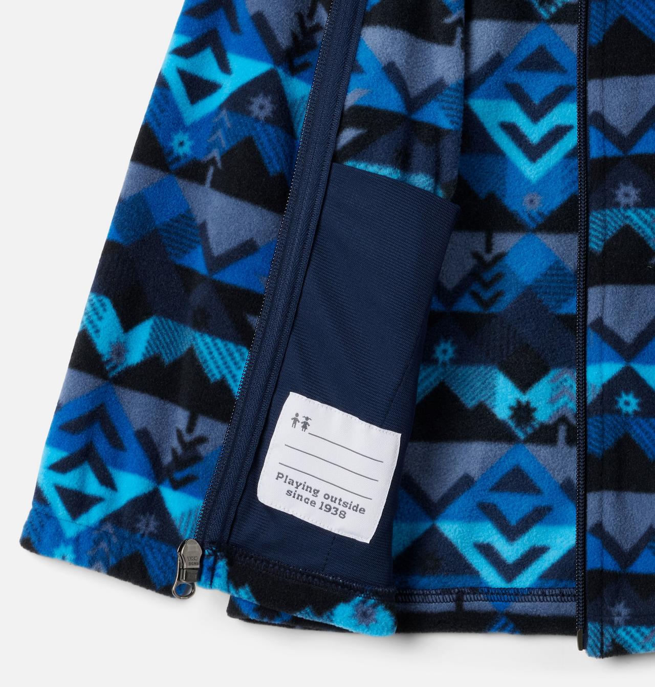 Boys' Toddler Castle Dale™ Printed Full Zip Fleece 3