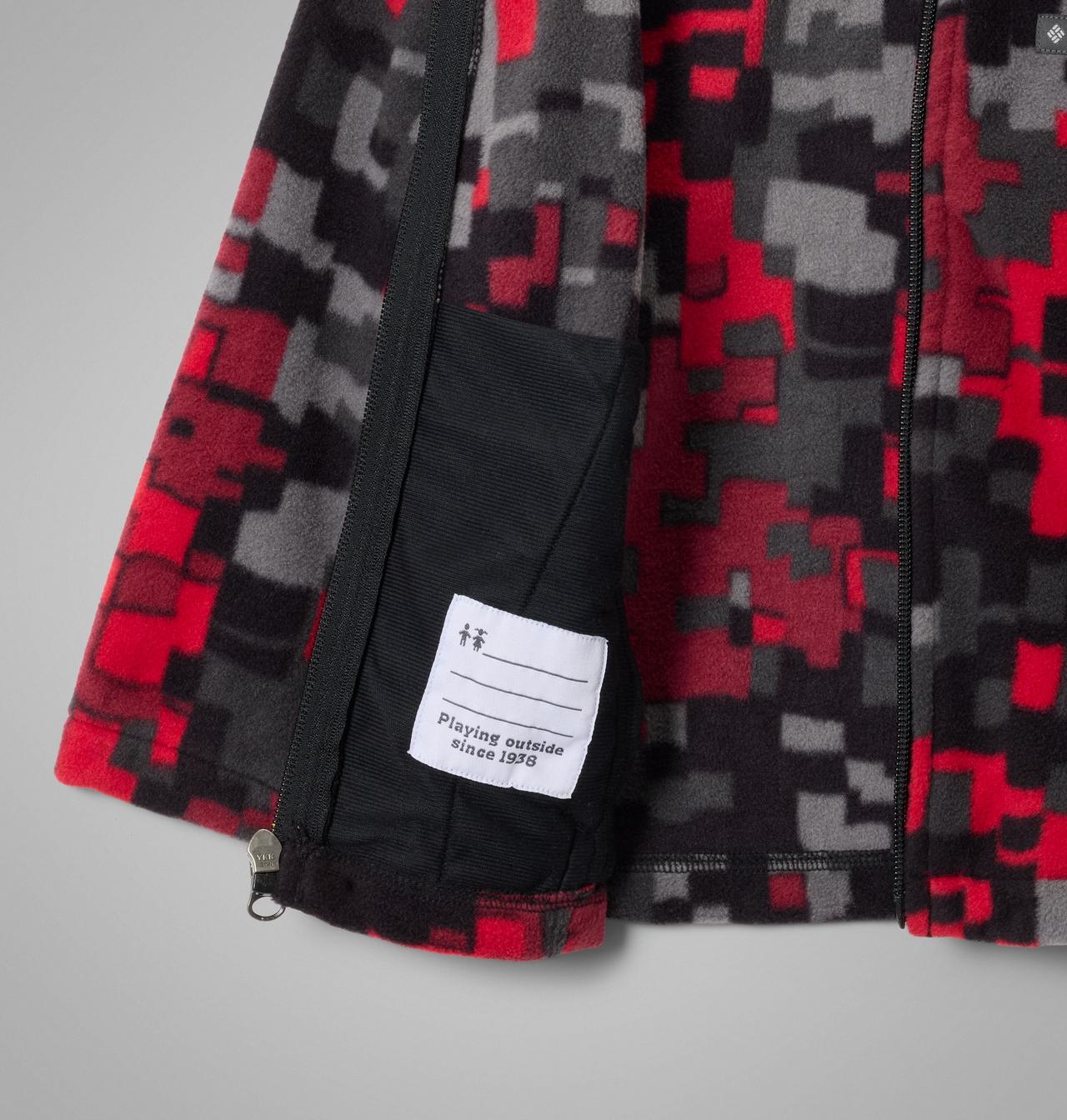 Manteau polaire imprimé à fermeture éclair Castle Dale™ pour petit garçon 3