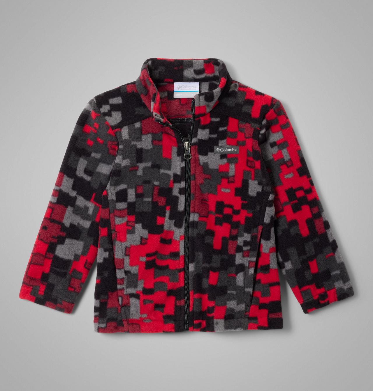 Manteau polaire imprimé à fermeture éclair Castle Dale™ pour petit garçon 1