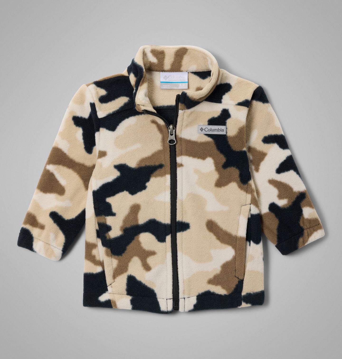 Куртки Columbia Castle Dale Printed Full Zip Fleece для мальчиков-малышей, цвет: Камуфляжный, вариант 1 — фото 1
