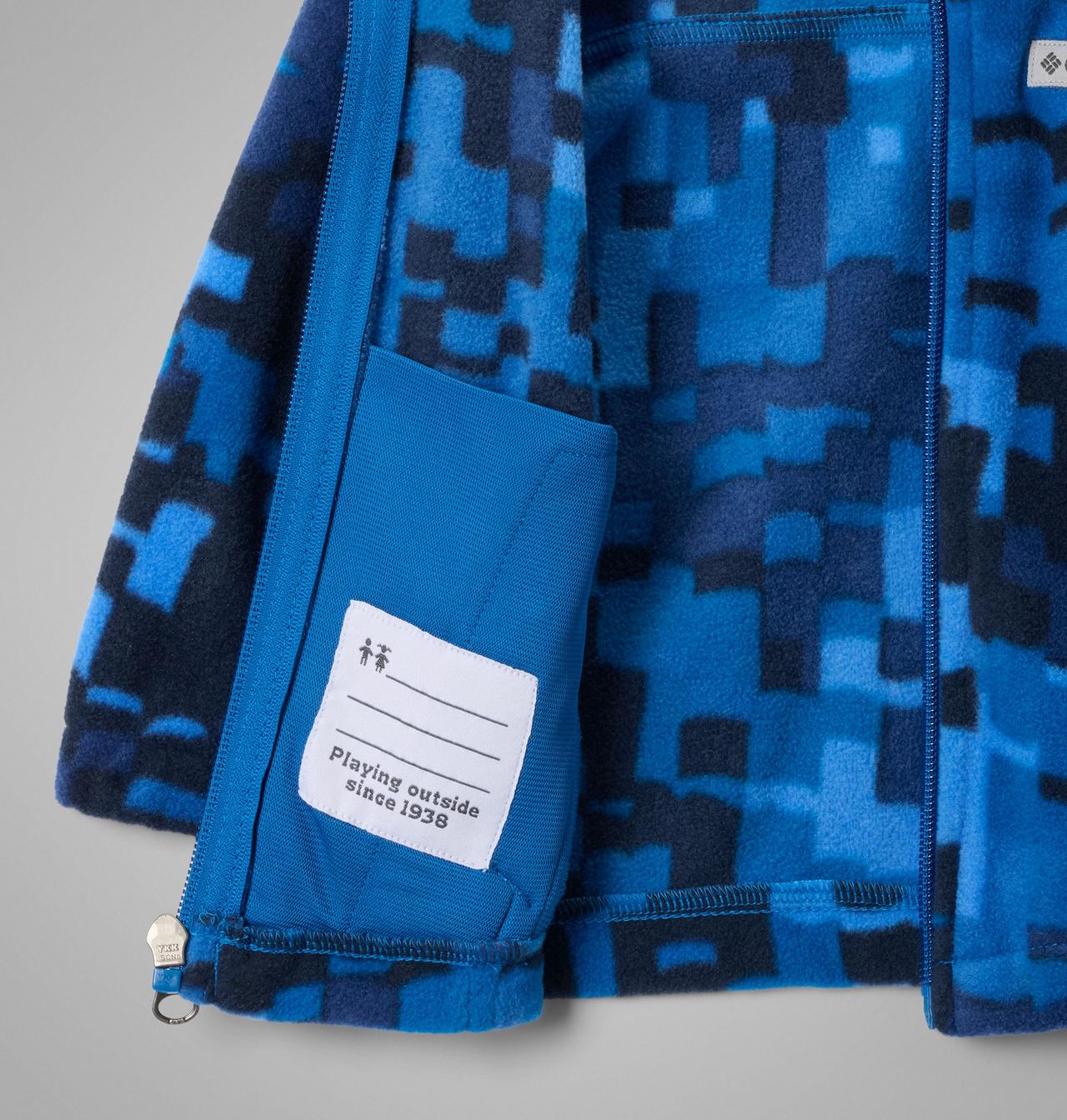 Manteau polaire imprimé à fermeture éclair Castle Dale pour bébé 3