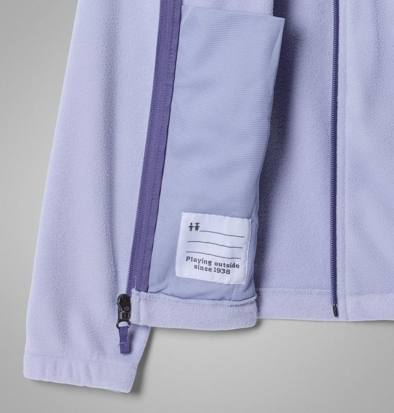 Girls' Castle Dale Full Zip Fleece Jacket, Color: Twilight, Stormwatch, image 3