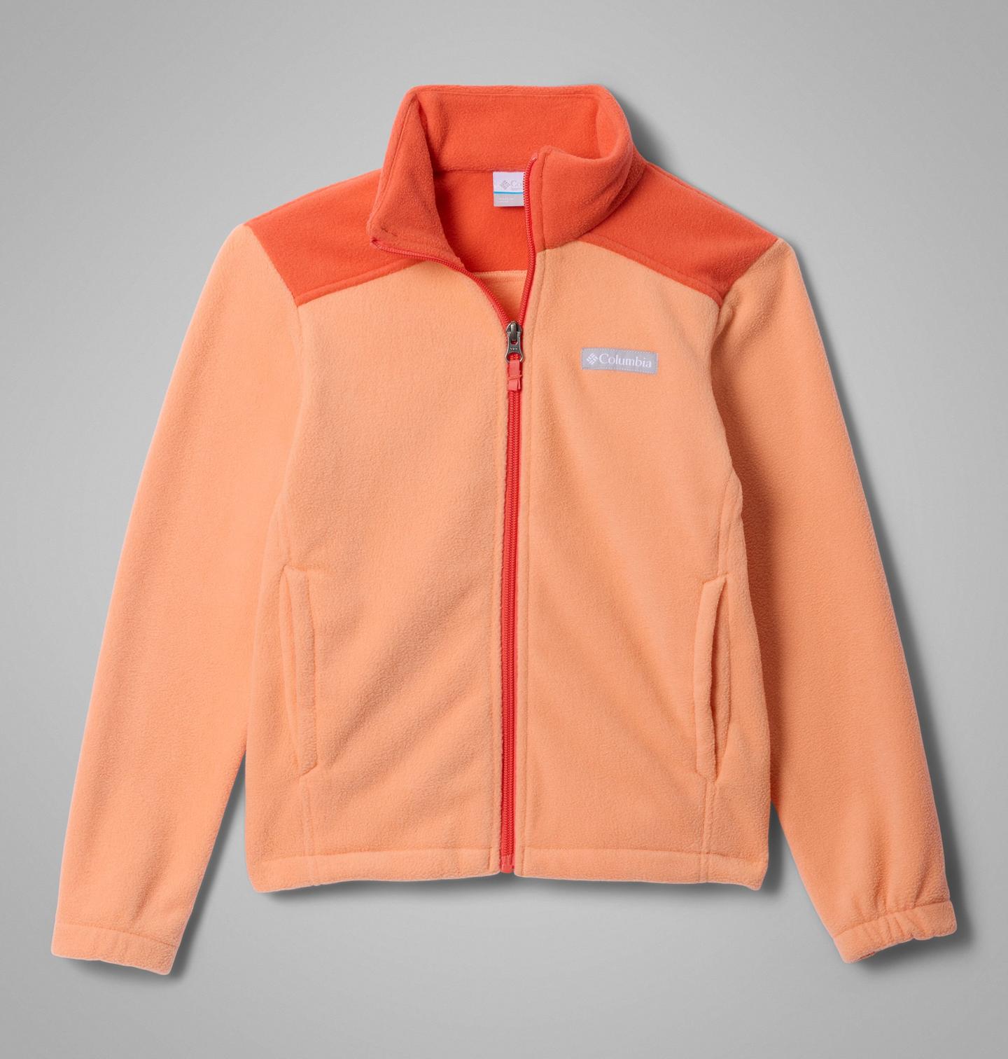 Куртка Columbia Castle Dale Full Zip Fleece Jacket для мальчиков, цвет: Персиковый — фото 1