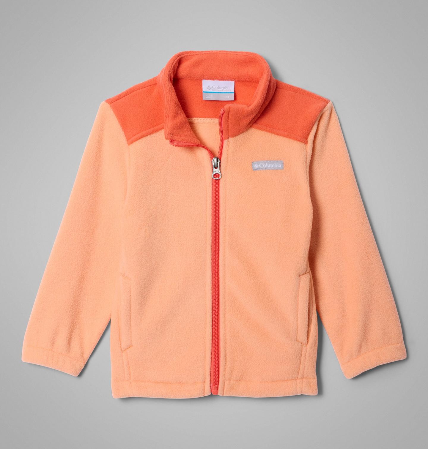 Куртка Columbia Castle Dale Full Zip Fleece Jacket для мальчиков-малышей, цвет: Персиковый — фото 1