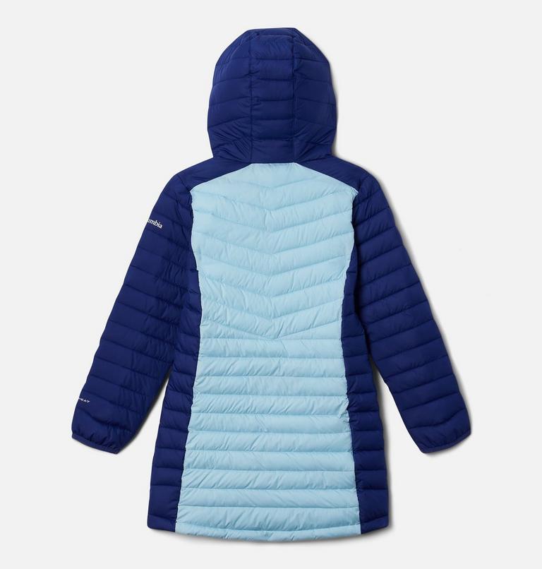 Chaqueta acolchada de largo medio Slope Edge para ni&ntilde;a, Color: Spring Blue, Dark Sapphire, image 2