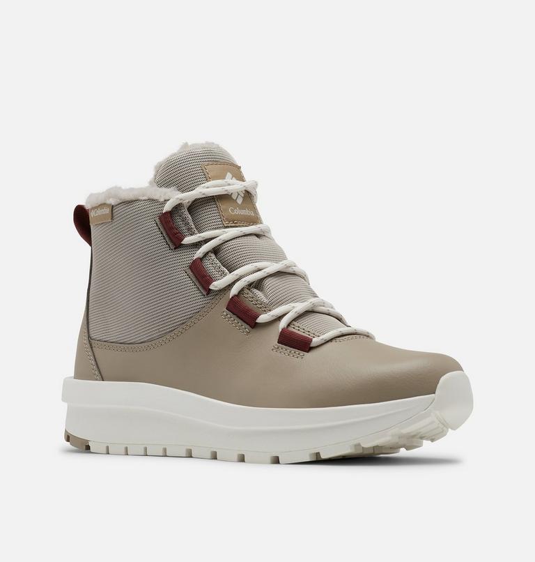 Women's Moritza Shorty Omni-Heat Waterproof Winter Boot, Color: Canvas Tan, Crabtree, image 2