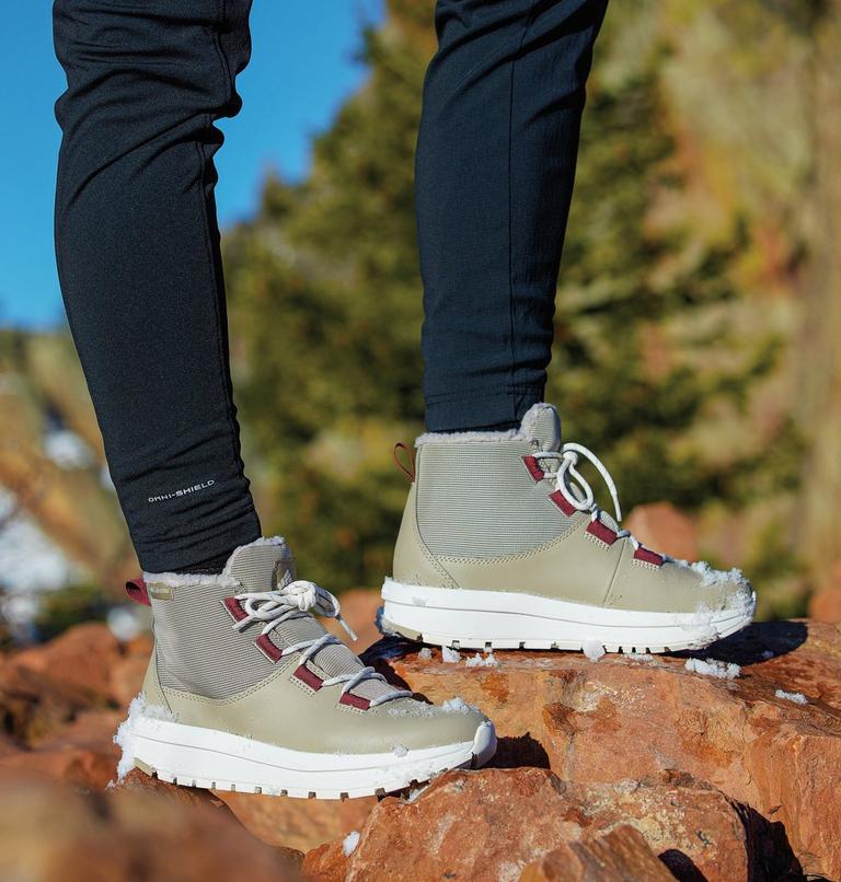 Women's Moritza Shorty Omni-Heat Waterproof Winter Boot, Color: Canvas Tan, Crabtree, image 10