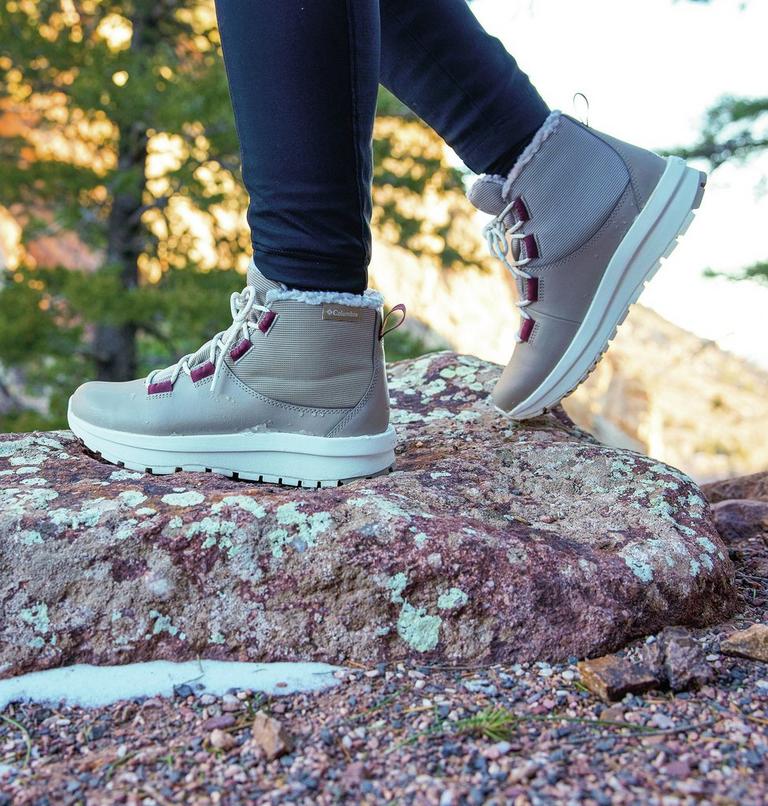 Women's Moritza Shorty Omni-Heat Waterproof Winter Boot, Color: Canvas Tan, Crabtree, image 12