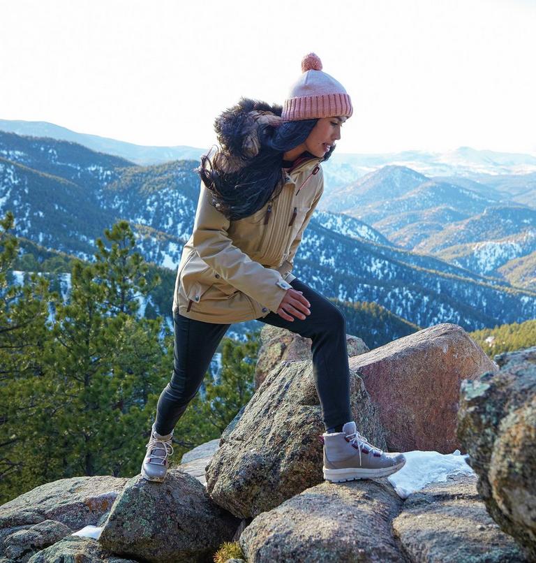 Women's Moritza Shorty Omni-Heat Waterproof Winter Boot, Color: Canvas Tan, Crabtree, image 14