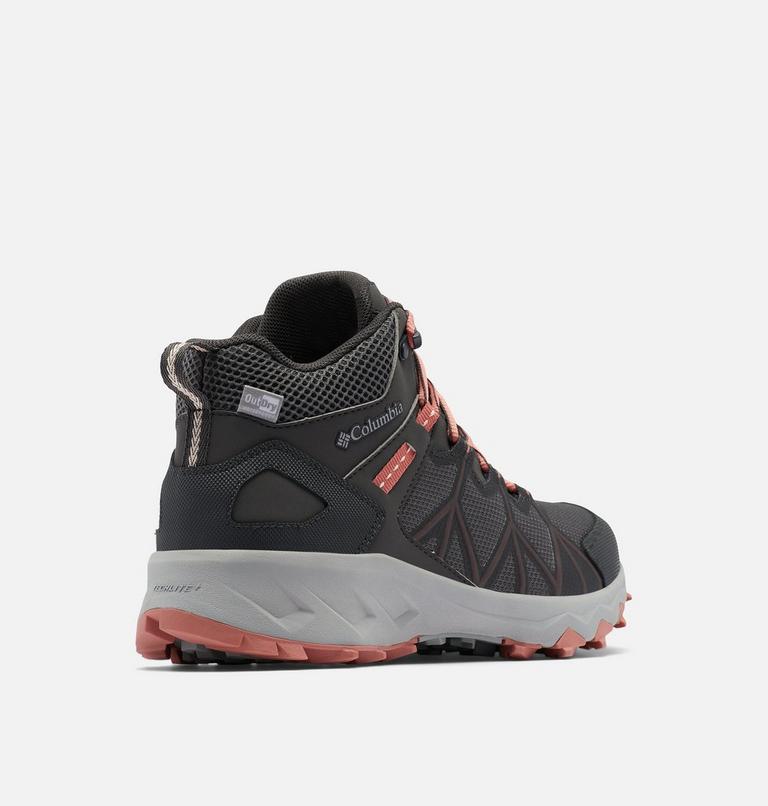 Women's Peakfreak II Mid OutDry Boot, Color: Dark Grey, Dark Coral, image 9