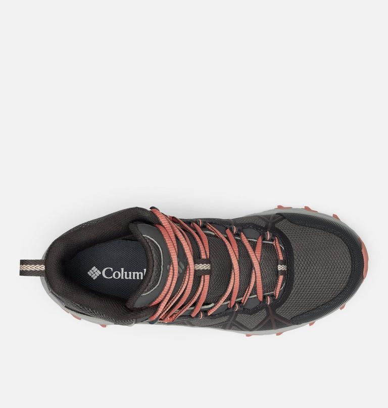 Women's Peakfreak II Mid OutDry Boot, Color: Dark Grey, Dark Coral, image 3