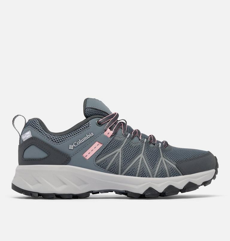 Women's Peakfreak II Outdry Waterproof Hiking Shoe, Color: Graphite, Salmon Rose, image 1
