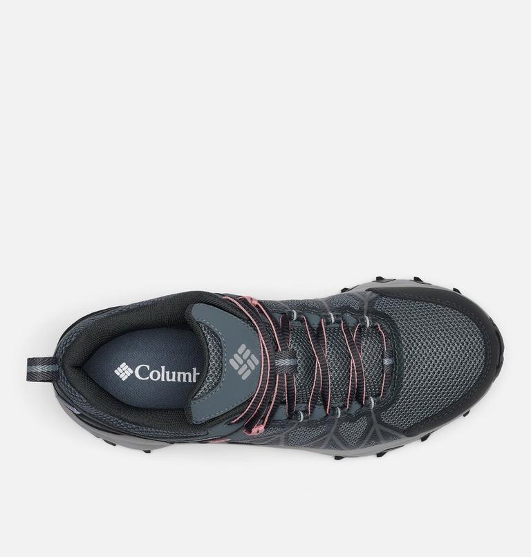 Women's Peakfreak II Outdry Waterproof Hiking Shoe, Color: Graphite, Salmon Rose, image 4