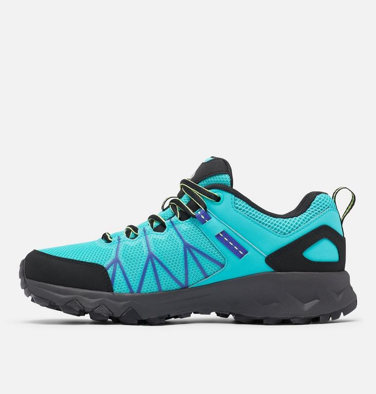 Women's Peakfreak II Outdry Waterproof Hiking Shoe, Color: Bright Aqua, Tippet, image 7
