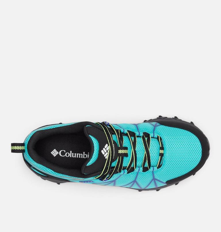 Women's Peakfreak II Outdry Waterproof Hiking Shoe, Color: Bright Aqua, Tippet, image 5