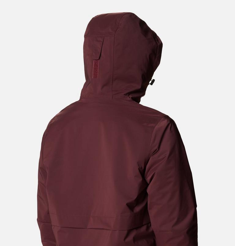 Women's Clermont Lined Waterproof mid Jacket, Color: Malbec, image 6