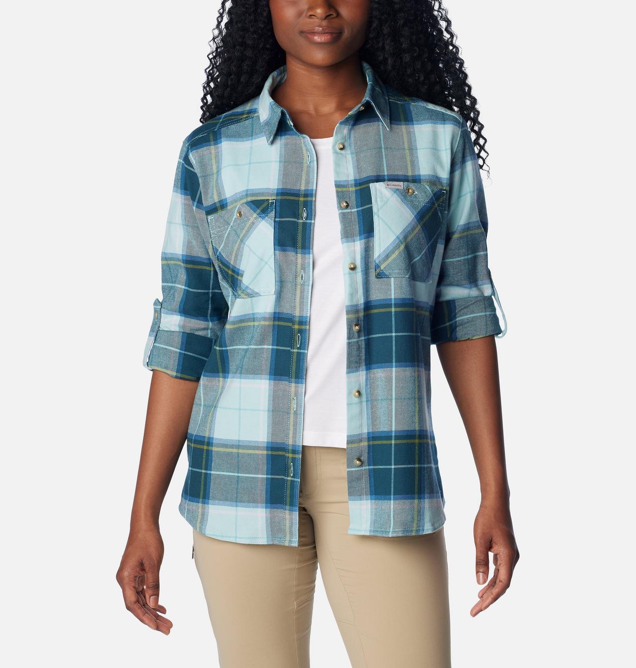 Women's Clay Hills™ Stretch Flannel Shirt 6