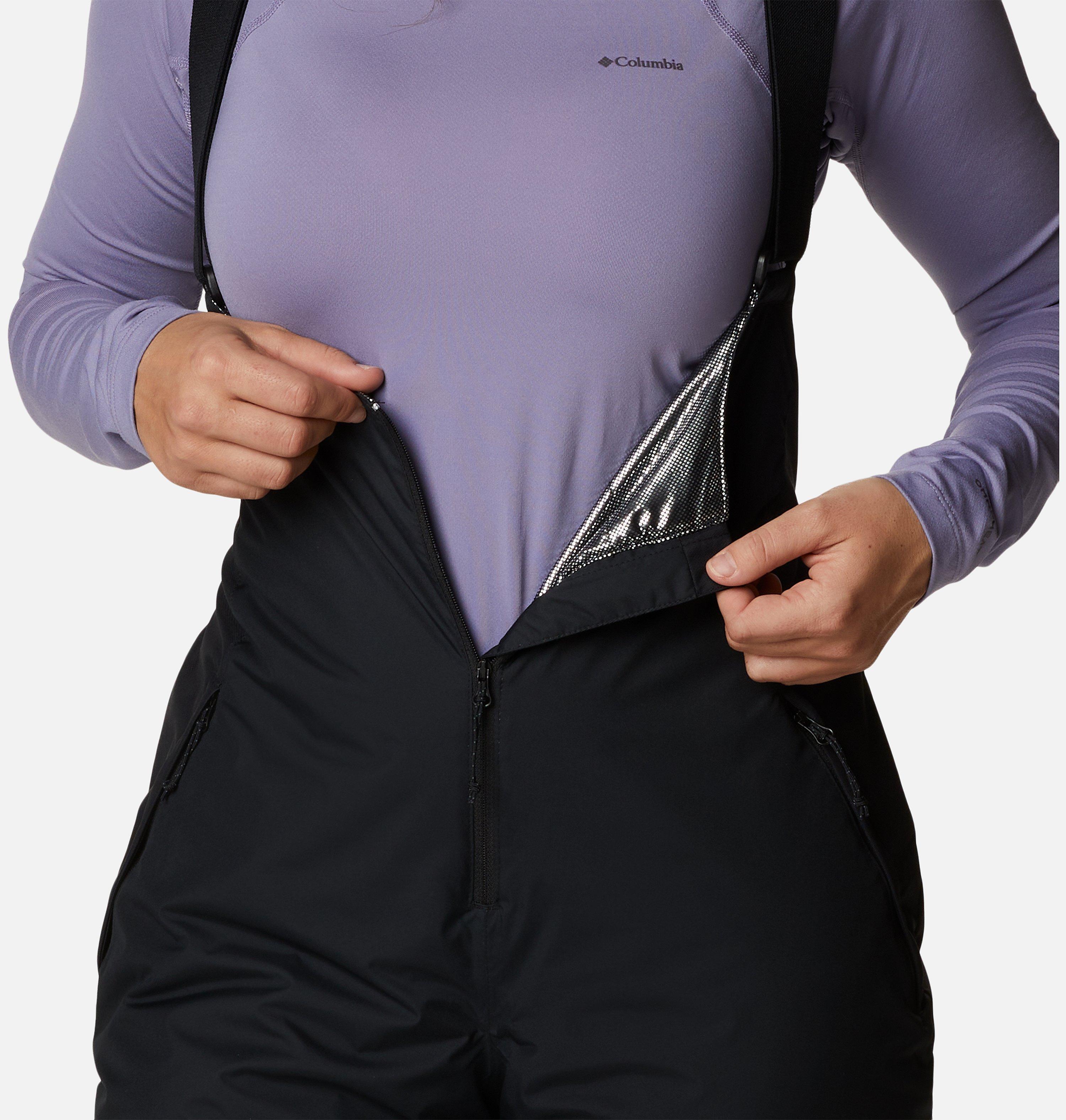 Salopette De Ski Femme Grande Taille - Pantalon Neige Imperméable Et Thermique Avec Bretelles, Hiver Fluide - 10