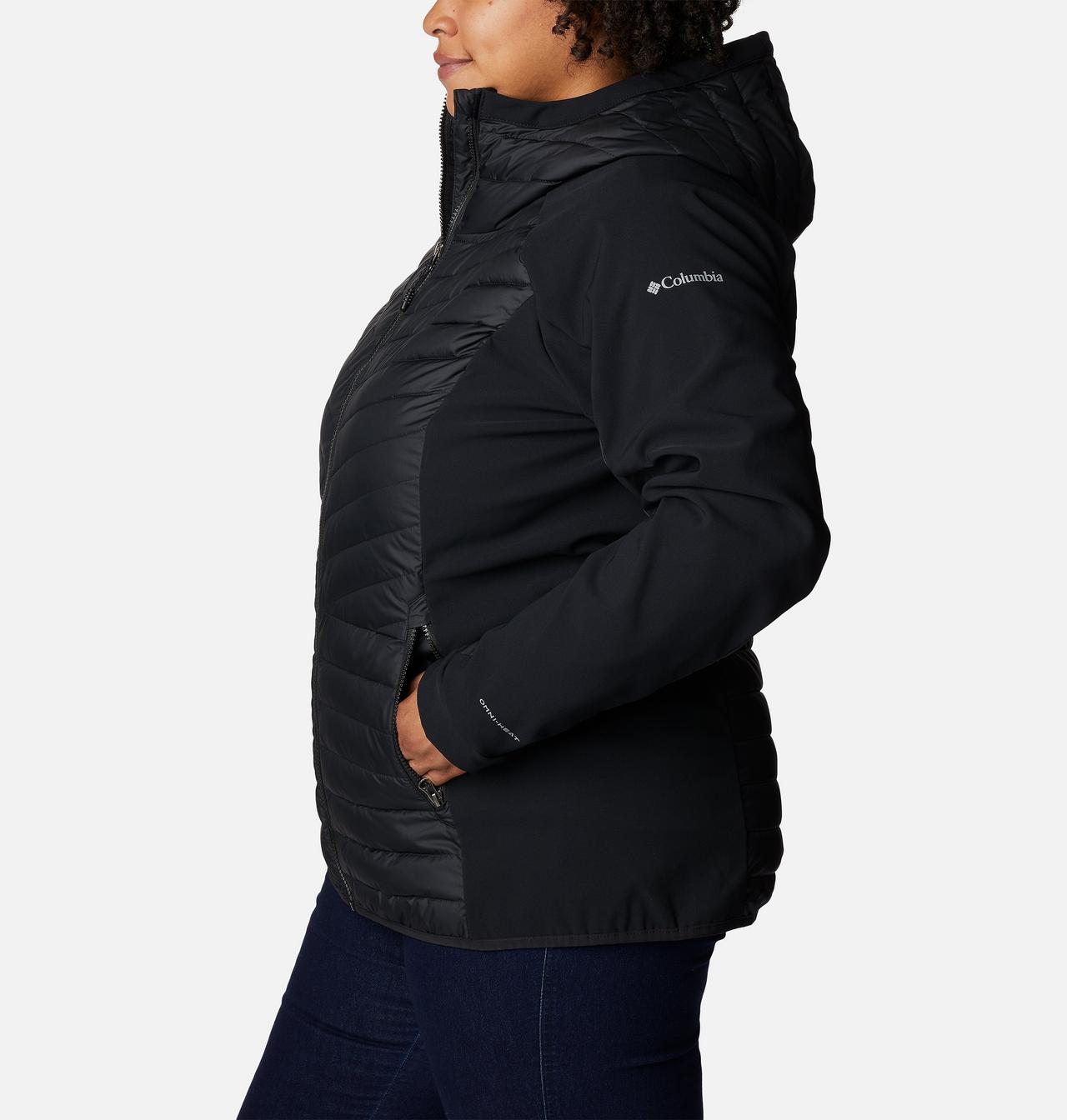 Women's Powder Lite™ Hybrid Hooded Jacket - Plus Size 3
