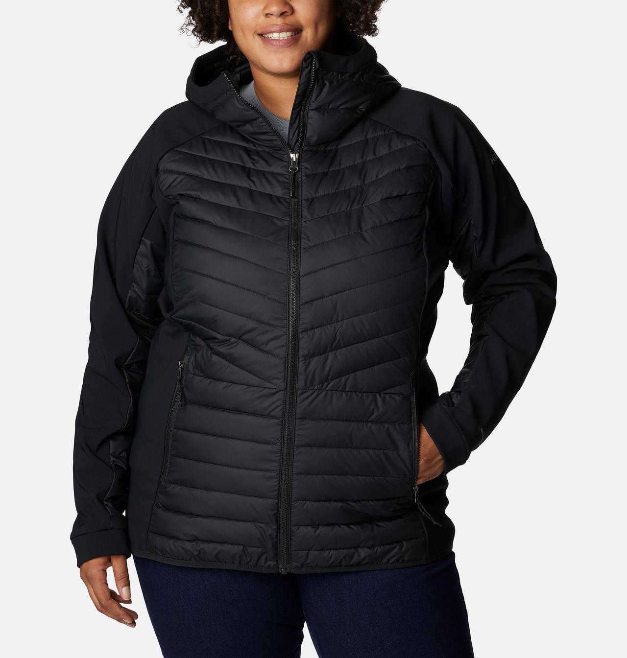 Women's Powder Lite™ Hybrid Hooded Jacket - Plus Size 1