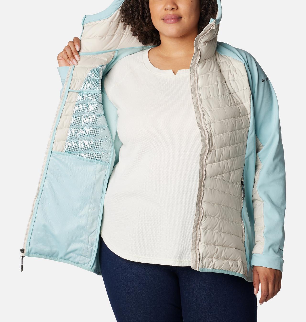 Women's Powder Lite™ Hybrid Hooded Jacket - Plus Size 5