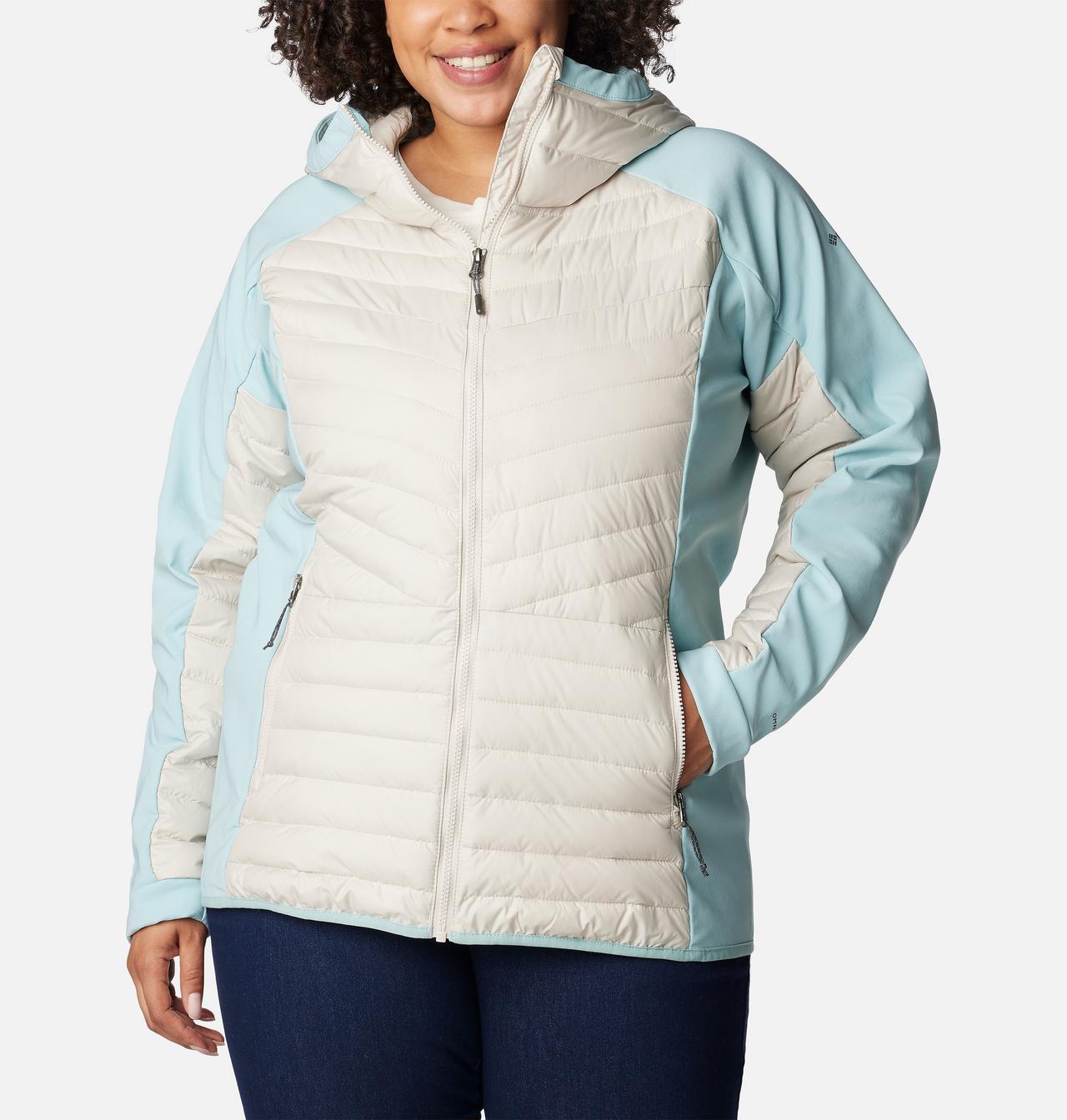 Women's Powder Lite™ Hybrid Hooded Jacket - Plus Size 1