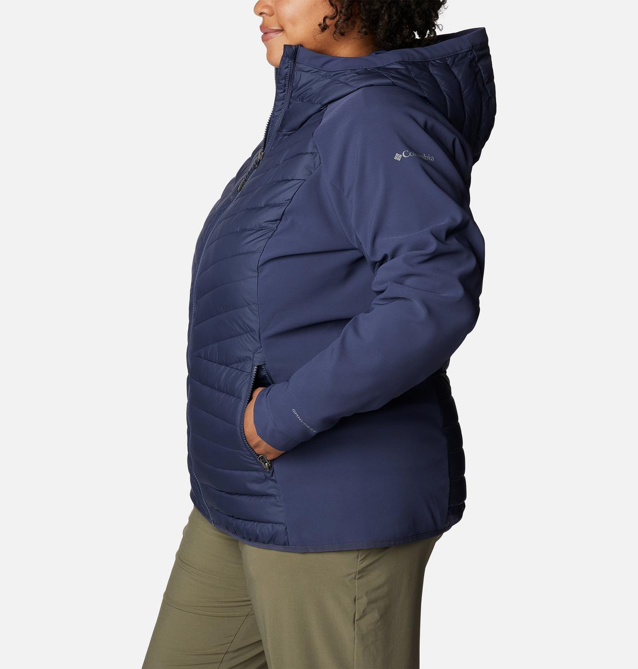 Women's Powder Lite™ Hybrid Hooded Jacket - Plus Size 3