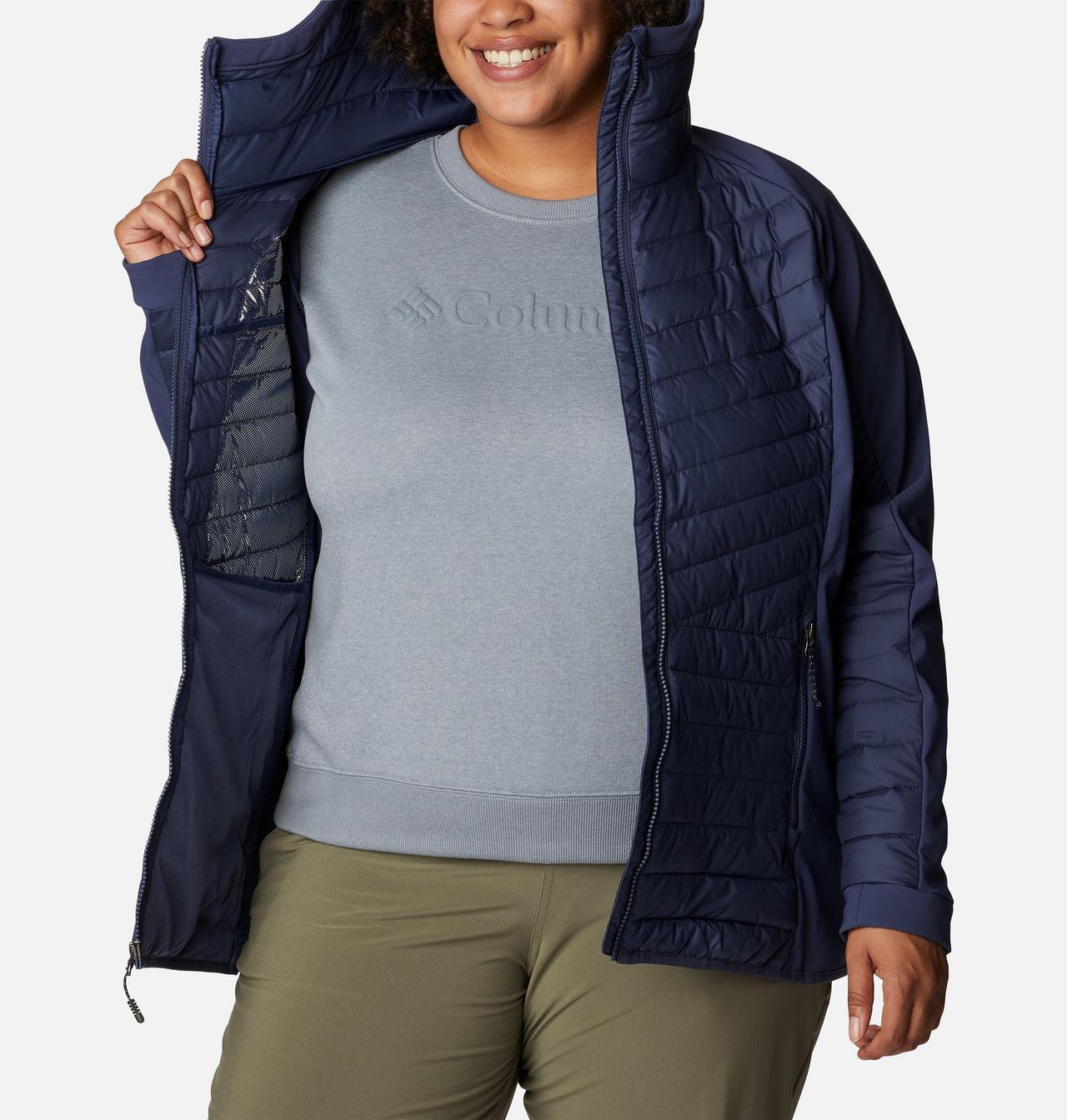 Women's Powder Lite™ Hybrid Hooded Jacket - Plus Size 5