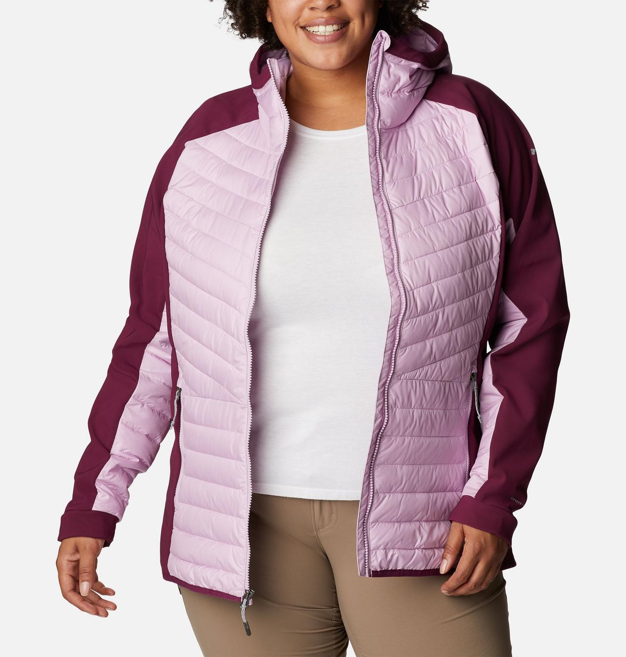 Women's Powder Lite™ Hybrid Hooded Jacket - Plus Size 7