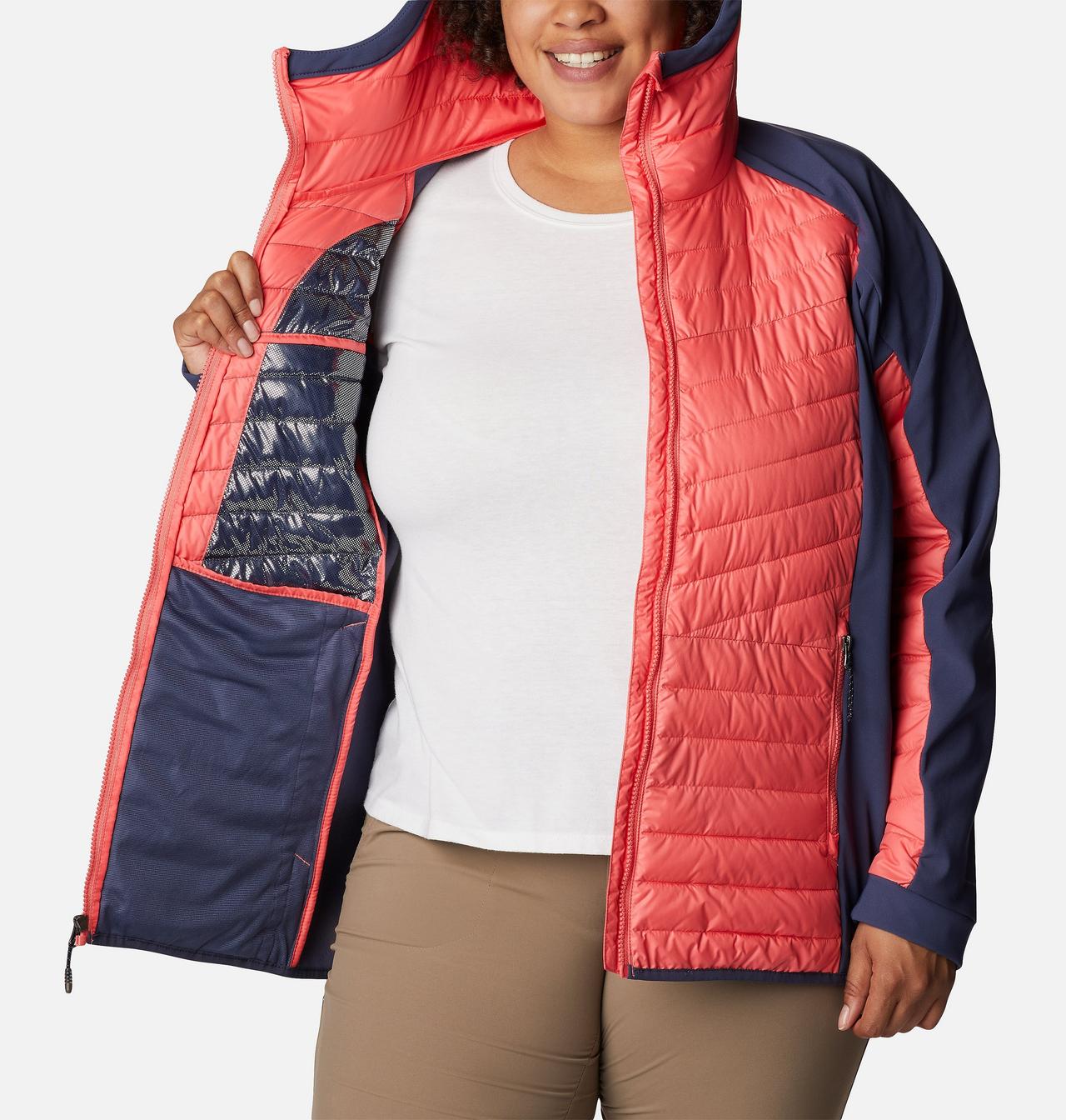 Women's Powder Lite™ Hybrid Hooded Jacket - Plus Size 5