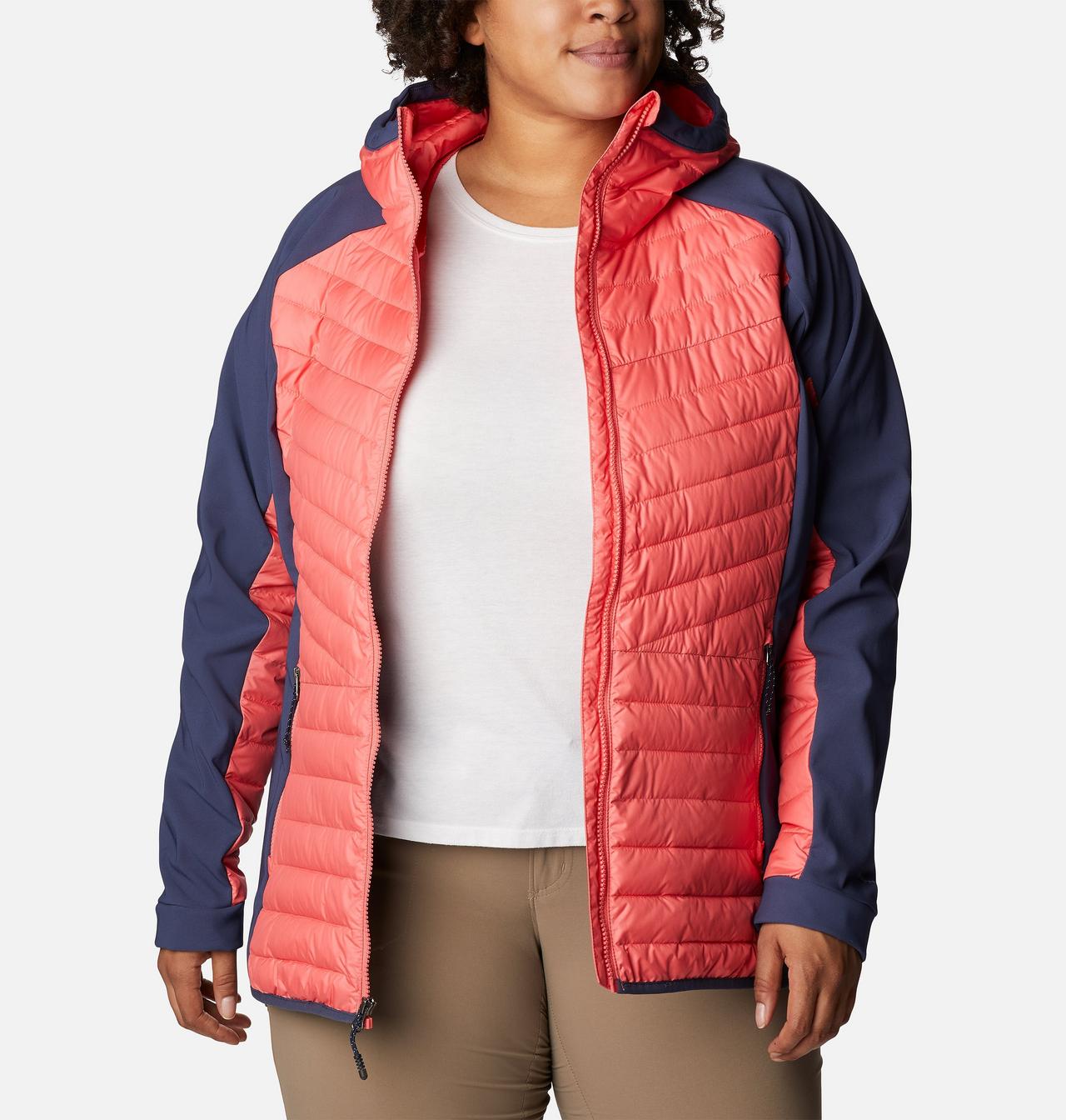 Women's Powder Lite™ Hybrid Hooded Jacket - Plus Size 7