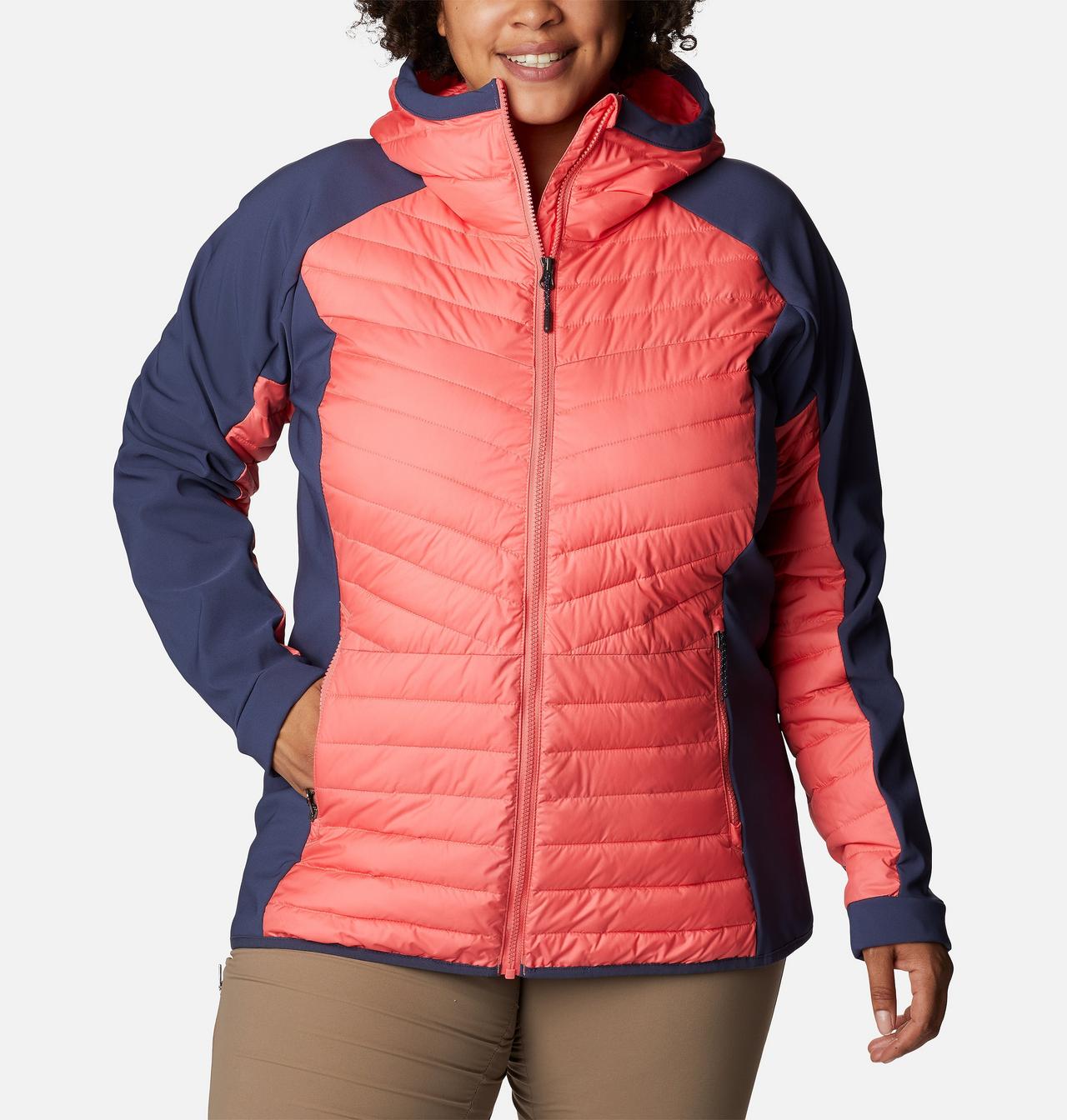 Women's Powder Lite™ Hybrid Hooded Jacket - Plus Size 1