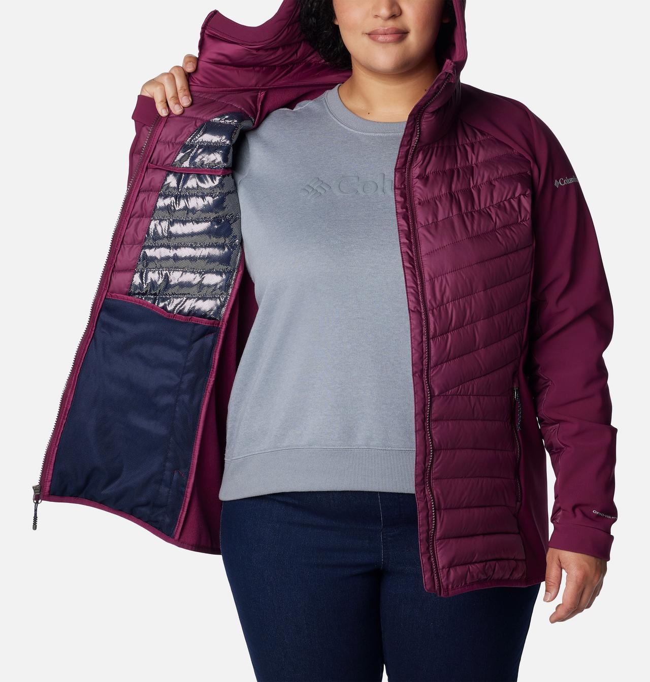 Women's Powder Lite™ Hybrid Hooded Jacket - Plus Size 5
