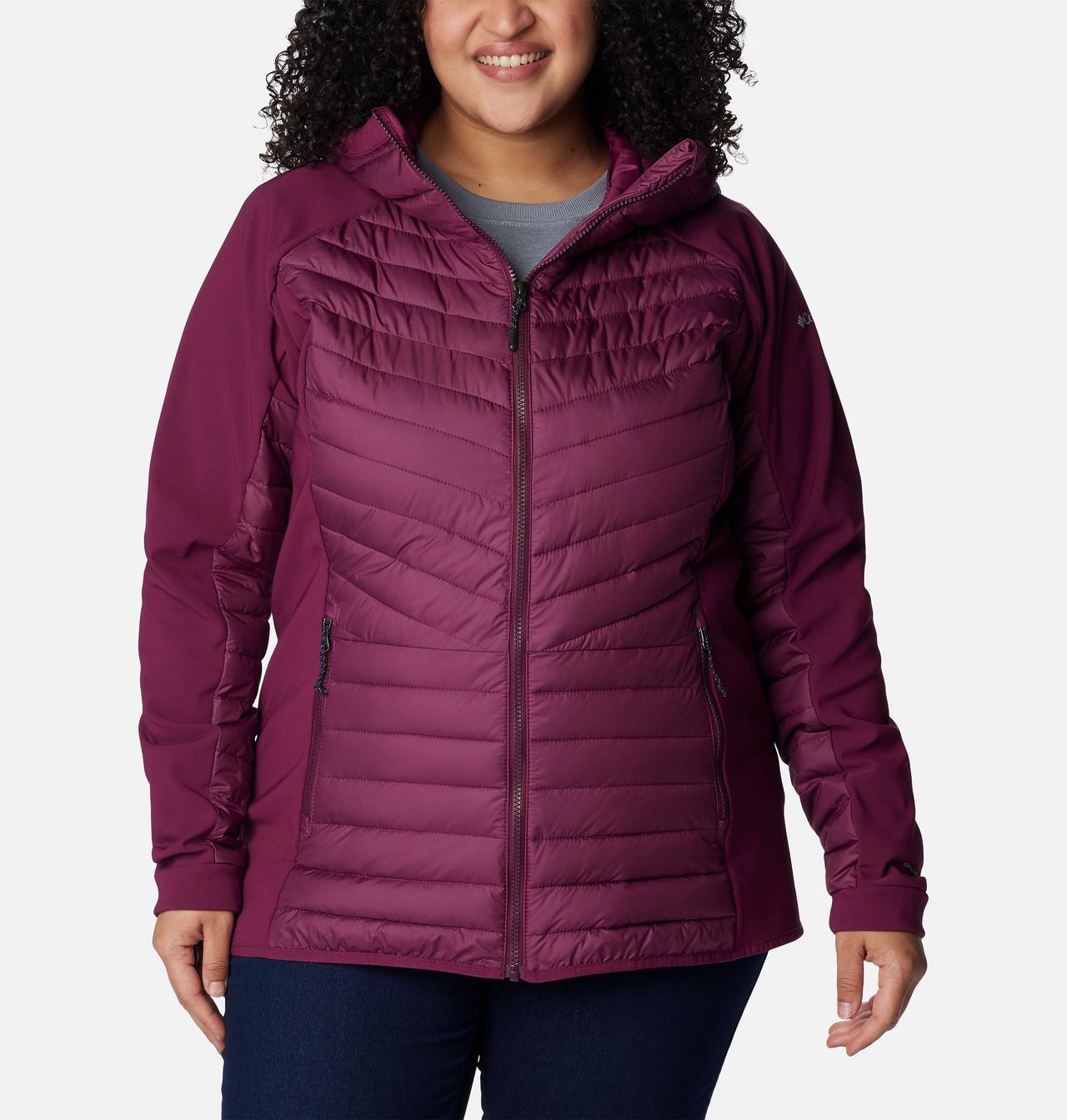 Women's Powder Lite™ Hybrid Hooded Jacket - Plus Size 1