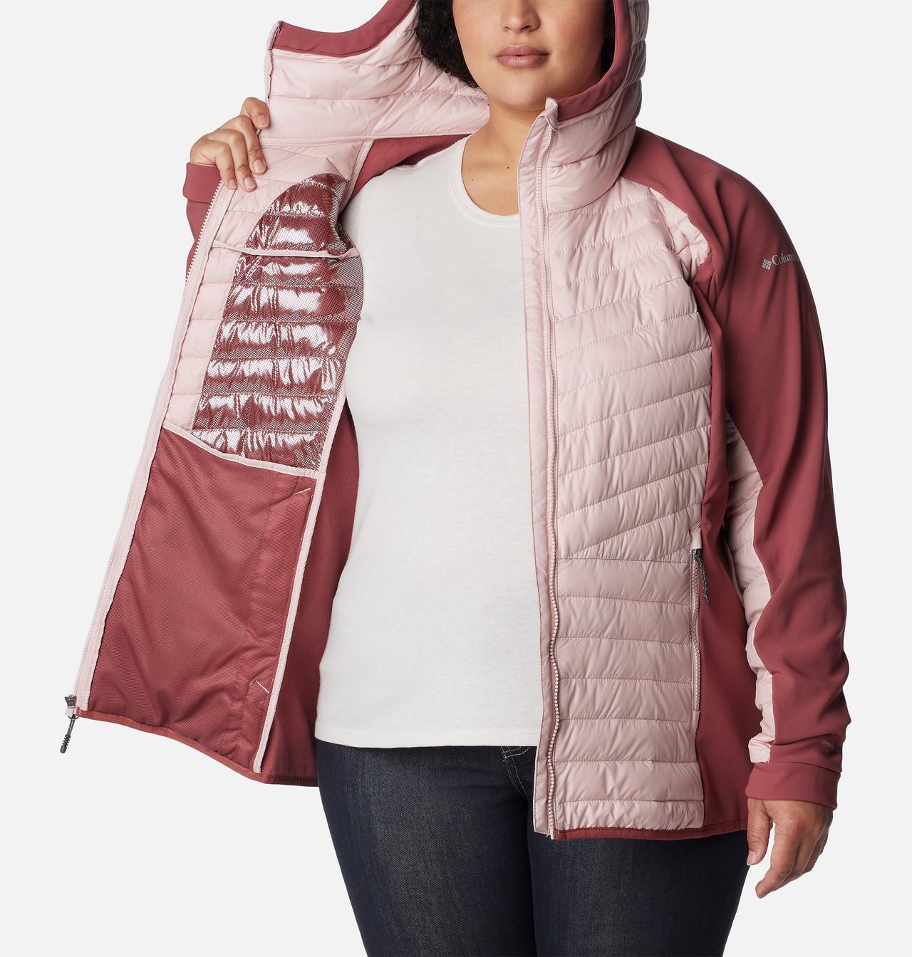 Women's Powder Lite™ Hybrid Hooded Jacket - Plus Size 5