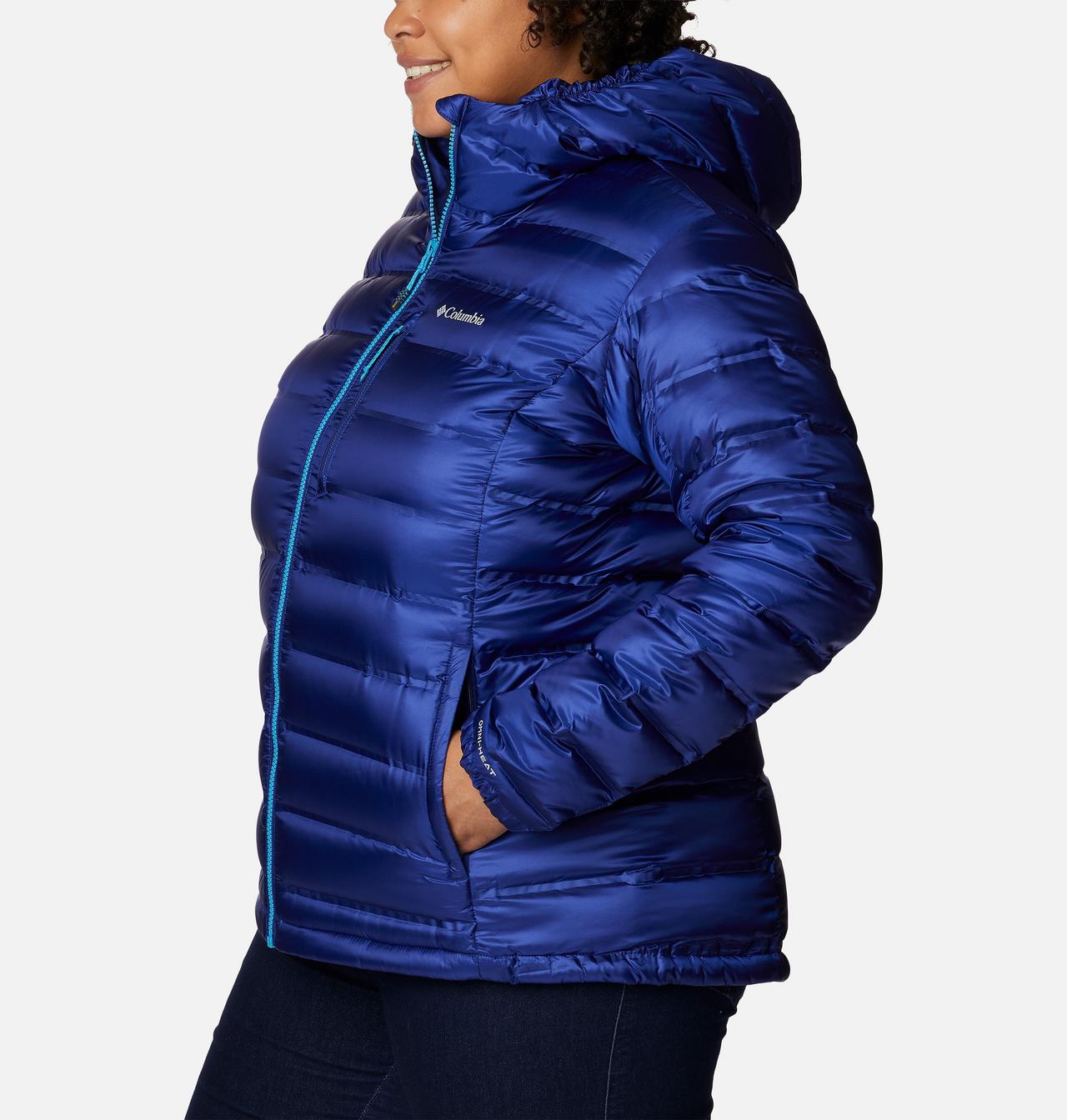 Women's Pebble Peak™ Down Hooded Jacket - Plus Size 3