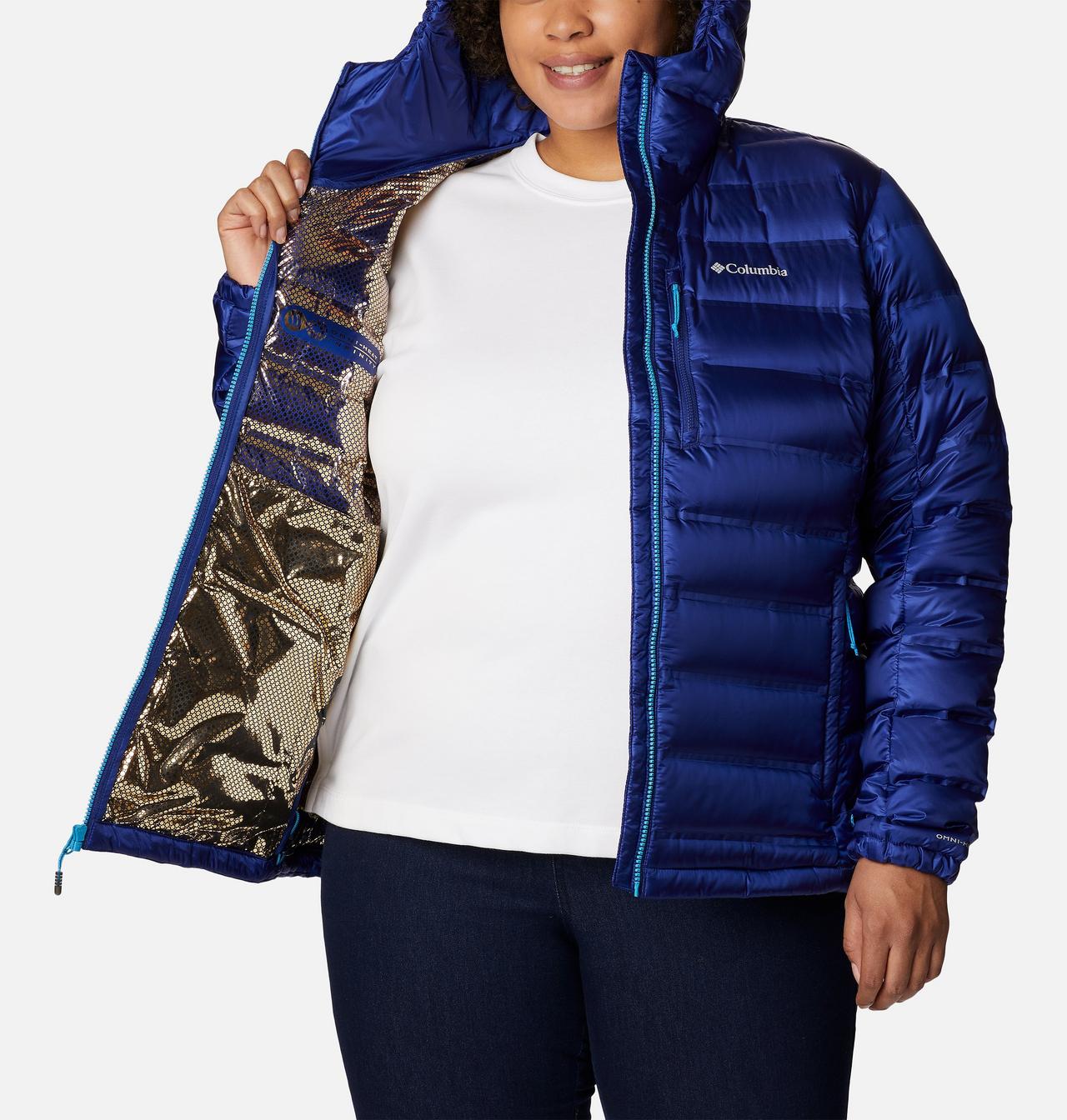 Women's Pebble Peak™ Down Hooded Jacket - Plus Size 5