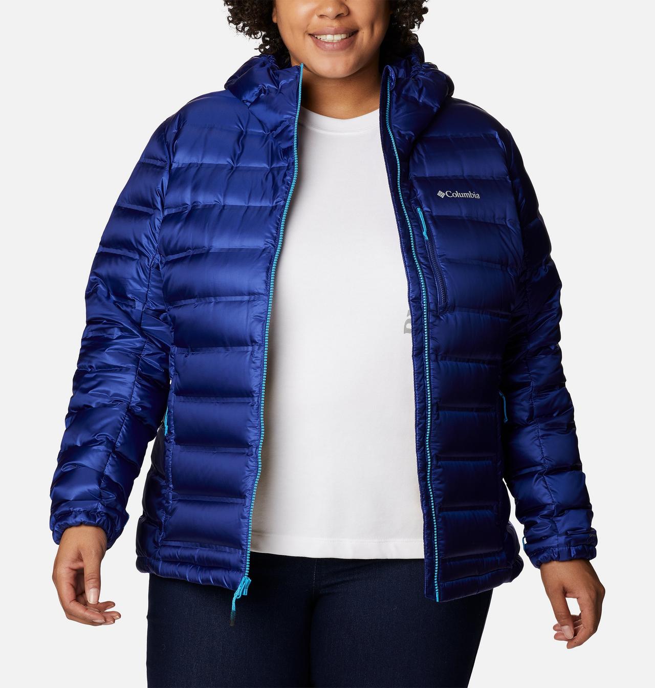 Women's Pebble Peak™ Down Hooded Jacket - Plus Size 8
