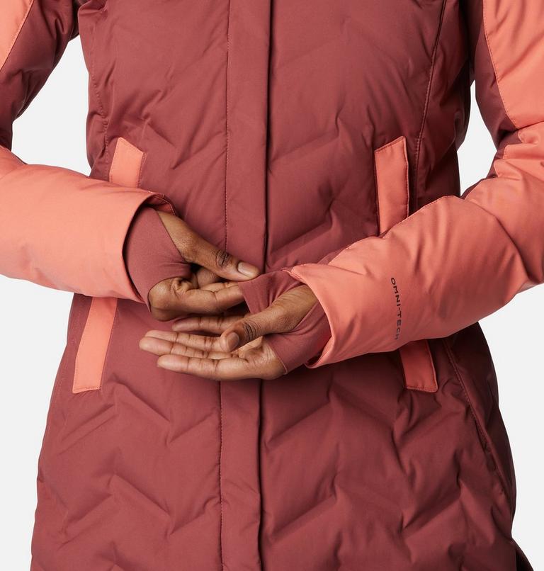 Mountain Croo II Mid Down Jacket | 679 | XS, Color: Beetroot, Faded Peach, image 7