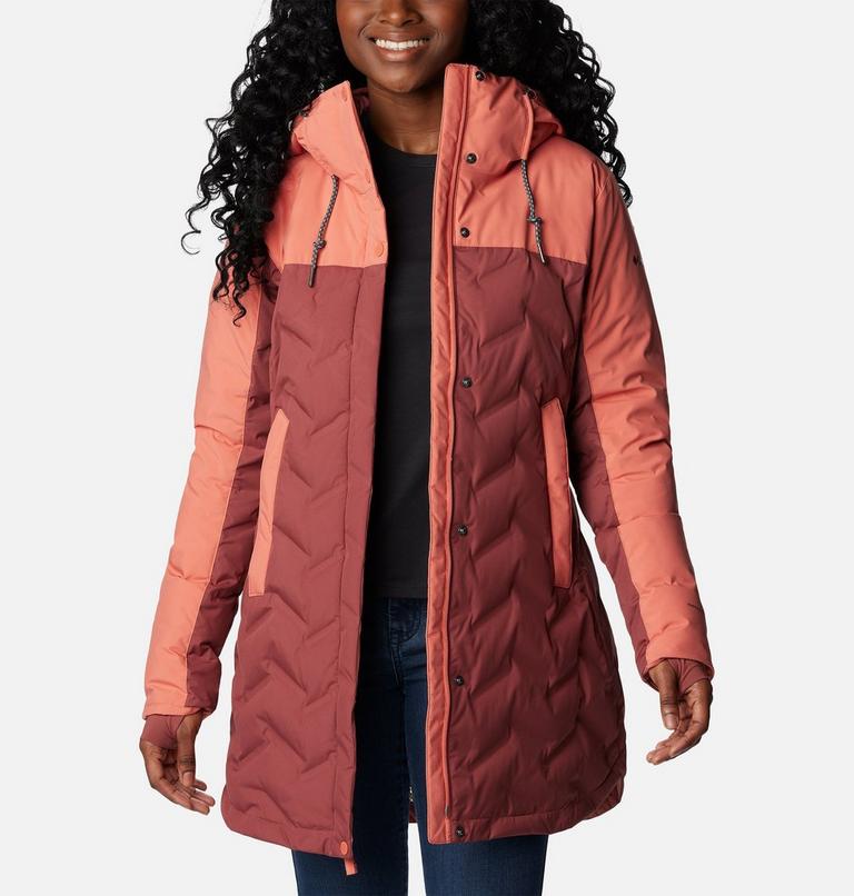 Mountain Croo II Mid Down Jacket | 679 | XS, Color: Beetroot, Faded Peach, image 8