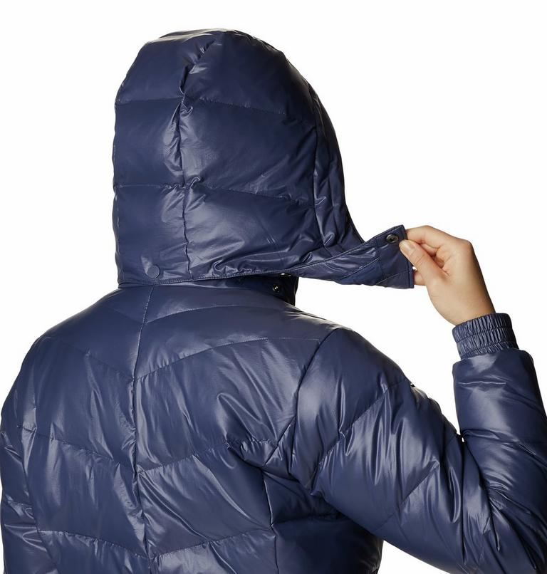 Women's Icy Heights II Hooded Down Mid Jacket, Color: Nocturnal Gunmetal, image 6