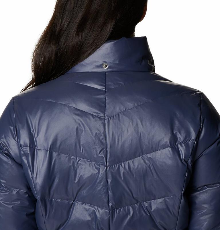 Women's Icy Heights II Hooded Down Mid Jacket, Color: Nocturnal Gunmetal, image 7