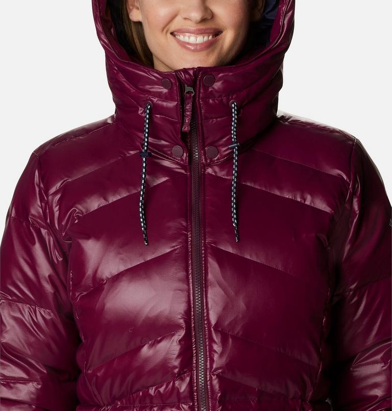 Icy Heights II Down Mid Jacket | 616 | XL, Color: Marionberry Gunmetal, image 4