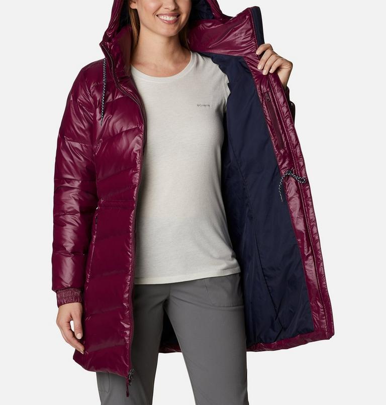 Icy Heights II Down Mid Jacket | 616 | XL, Color: Marionberry Gunmetal, image 5