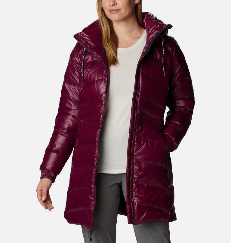 Icy Heights II Down Mid Jacket | 616 | XL, Color: Marionberry Gunmetal, image 8