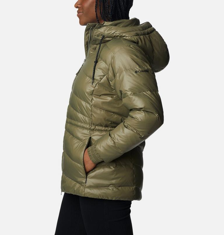 Doudoune en Duvet &agrave; Capuche Icy Heights II Femme, Color: Stone Green Gunmetal, image 3