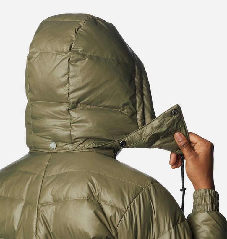 Doudoune en Duvet &agrave; Capuche Icy Heights II Femme, Color: Stone Green Gunmetal, image 6
